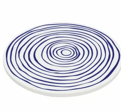 Untersetzer>Zassenhaus Untersetzer 20cm weißblau