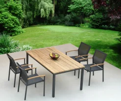 ZEBRA Gartensessel stapelbar grau^ Gartensessel