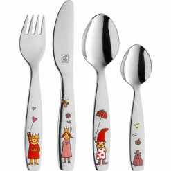 ZWILLING Kinderbesteckset 4tlg. silberfarben^Kinder Kinderbestecke