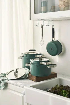 ZWILLING Topfset 5tlg. schwarzgrün^ Topfsets