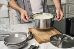 ZWILLING Topfset 5tlg. schwarzsilberfarben^ Topfsets
