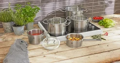 ZWILLING Topfset 5tlg. silberfarben^ Topfsets