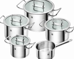 ZWILLING Topfset 5tlg. silberfarben^ Topfsets