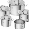 Topfsets>ZWILLING Topfset 5tlg. silberfarben